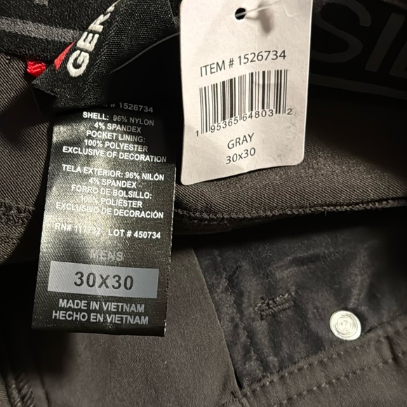 Gerry Men’s Venture Commuter Pant Dark Gray 34x29 - Picture 4 of 12